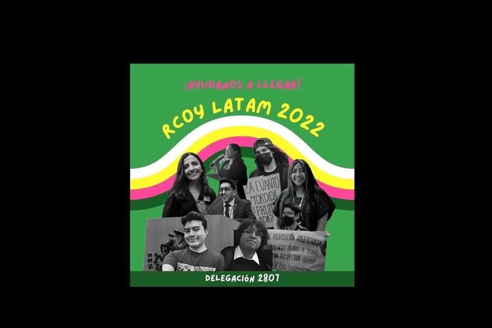 Activistas mexicanos piden apoyo para asistir a la cumbre climática RCOY Latinoamérica 2022, que se realizará en Cartago, Costa Rica.