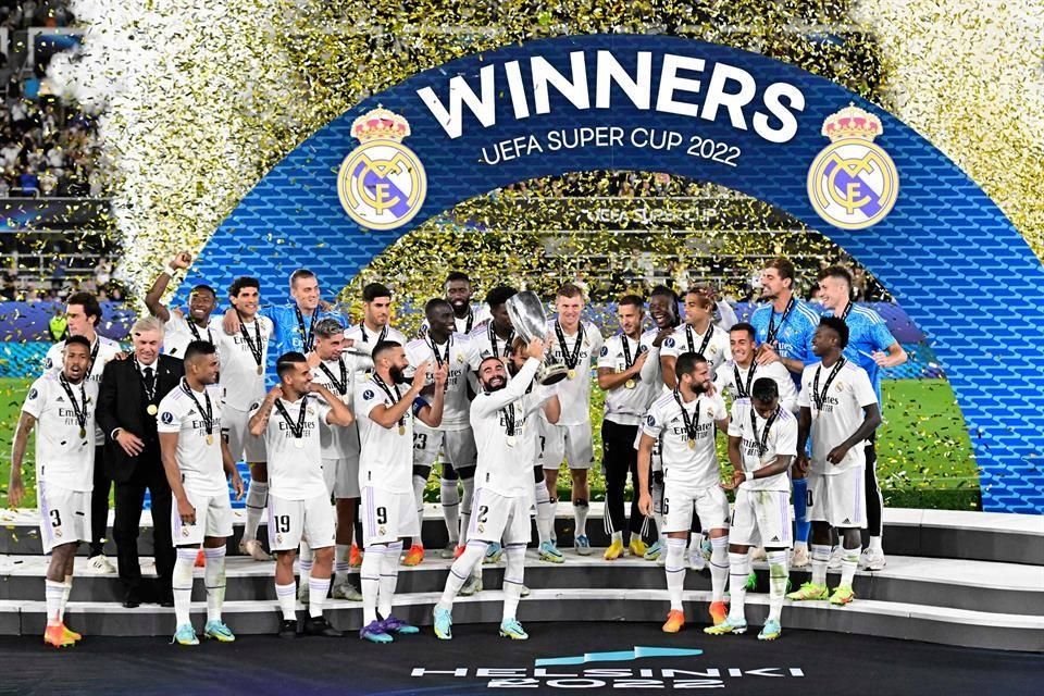Esta es la quinta Supercopa de Europa que gana el Real Madrid.