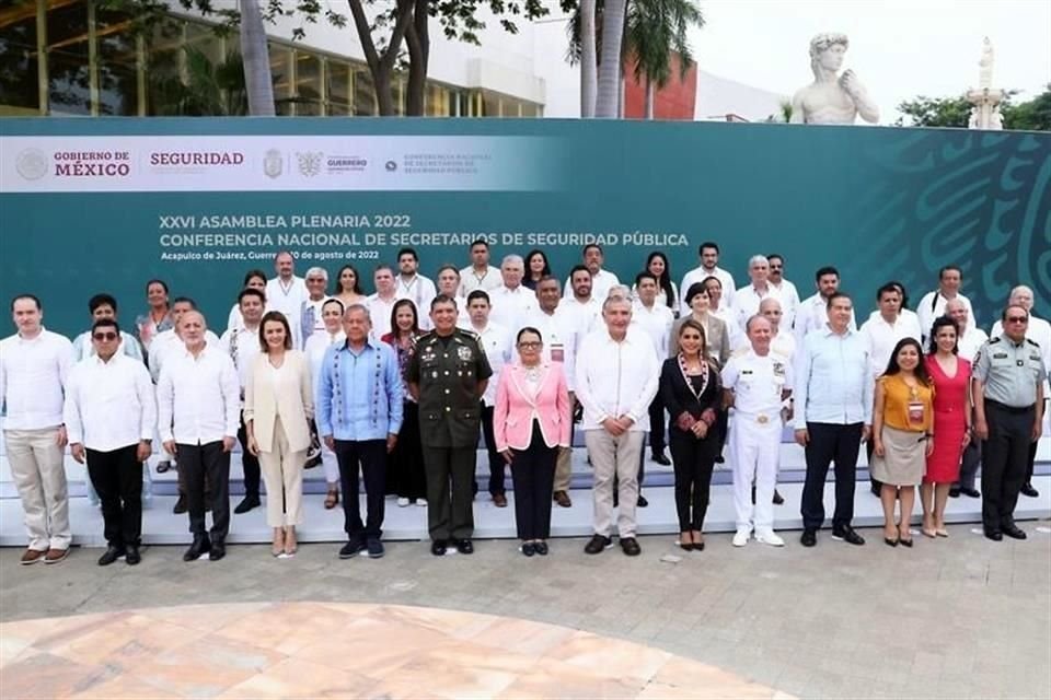 La reunión de Secretarios de Seguridad Pública estatales se realizó en Acapulco.