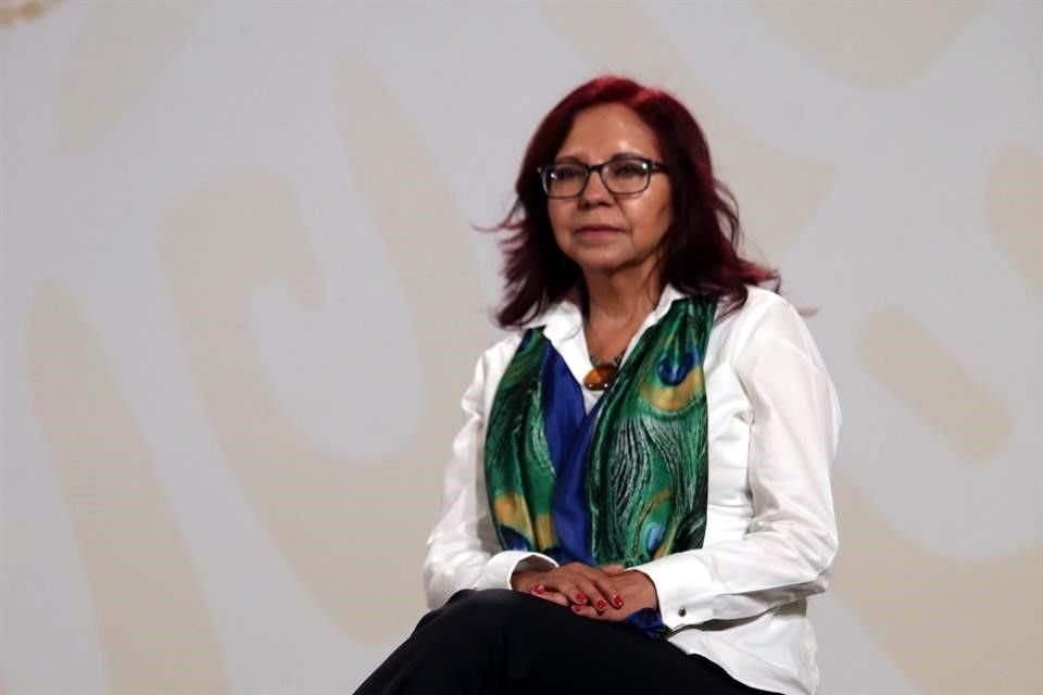Leticia Ramírez fue anunciada por AMLO como la nueva Secretaria de Educación Pública.