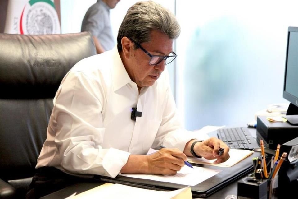 Ricardo Monreal, líder de la bancada de Morena en el Senado.