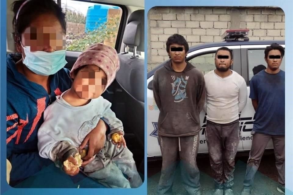 Tres hombres fueron detenidos por el secuestro de la menor.