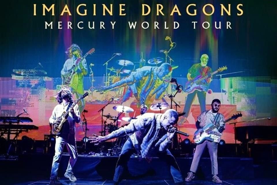 Imagine Dragons dará un concierto en el Palacio de los Deportes como parte de su tour 'Mercury'; no se han revelado el costo de los boletos.