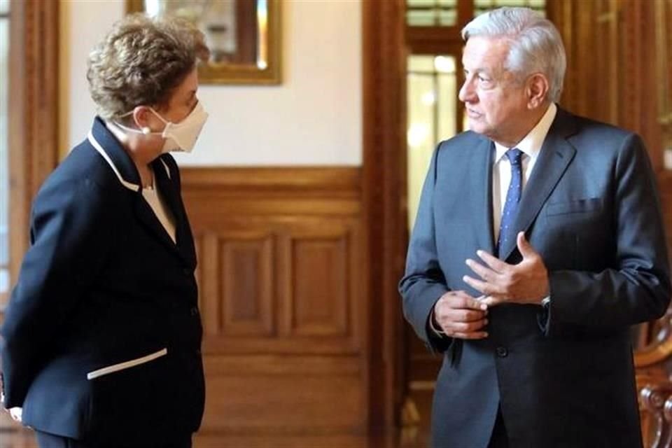 El Presidente recibió a Dilma Rousseff en Palacio Nacional.