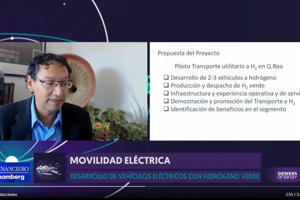 Ulises Cano, cofundador de la Asociación Mexicana del Hidrógeno e investigador del Instituto Nacional de Electricidad y Energías Limpias.
