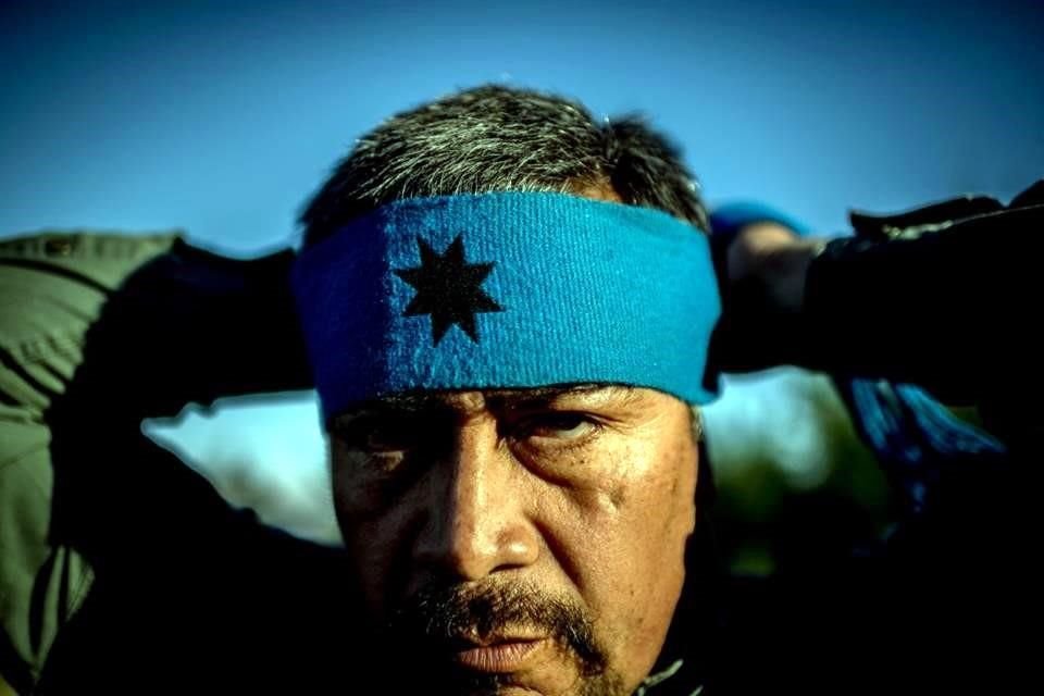 Héctor Llaitul, el líder mapuche que ha llamado a la lucha armada, en una foto de archivo.