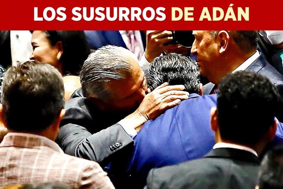 En el arranque de sesiones en el Congreso, el Secretario de Gobernación, Adán Augusto habló en secreto con el líder del PRI, Alejandro Moreno.