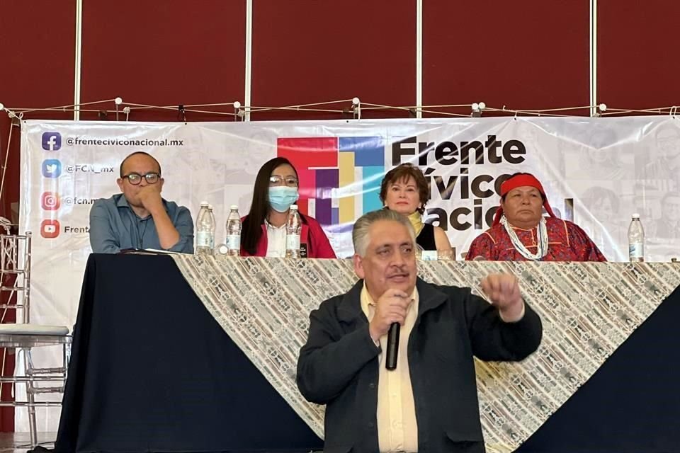 Frente Cívico Nacional en sesión de su Consejo Nacional en la Ciudad de México.