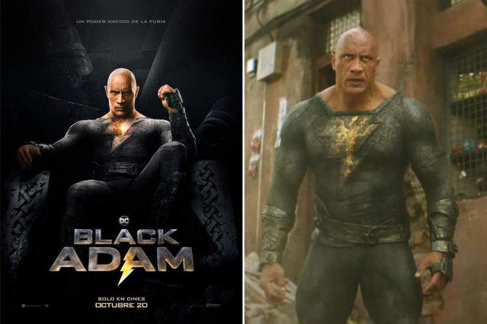 Confirman la fecha de estreno de la cinta 'Black Adam' con la revelación de su póster oficial y escenas inéditas.