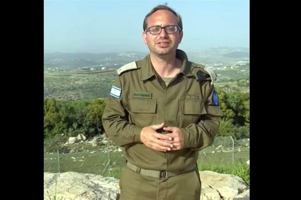 Mayor Roni Kaplan, portavoz de las Fuerzas de Defensa de Israel