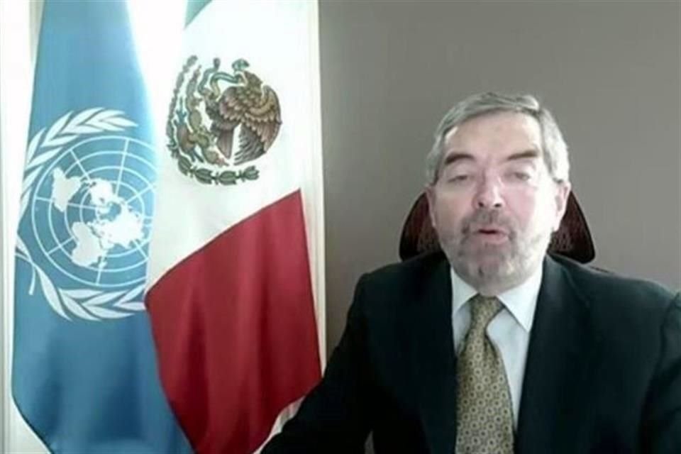 Juan Ramón de la Fuente intervino por México durante la sesión del Consejo de la ONU sobre violencia en Gaza.
