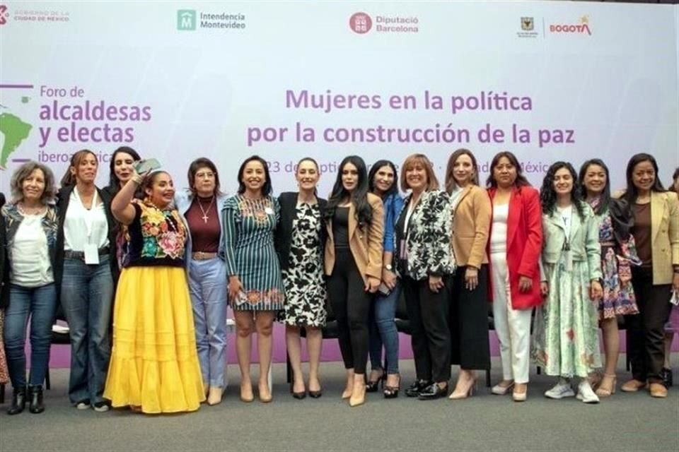 Claudia Sheinbaum y Alcaldesas de Iberoamerica.