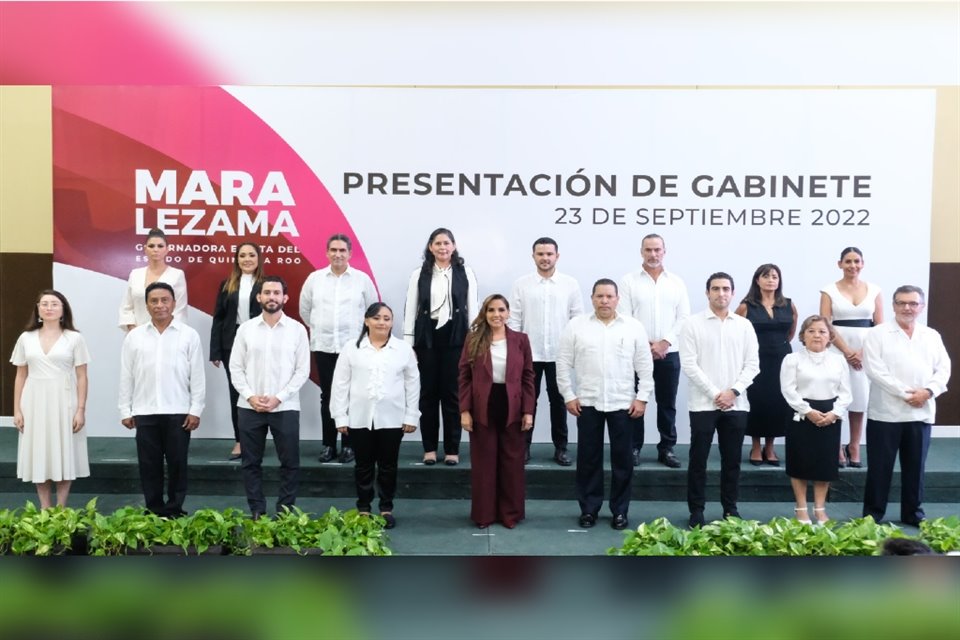 La Gobernadora electa de Quintana Roo, Mara Lezama, llevó a cabo la presentación de parte de su Gabinete. 