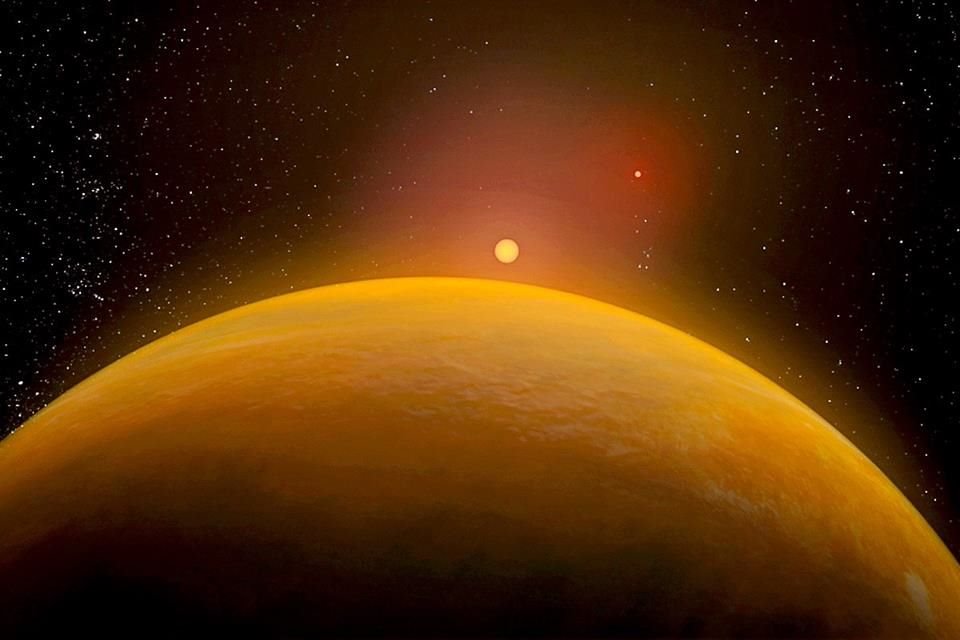 El exoplaneta GJ896Ab.