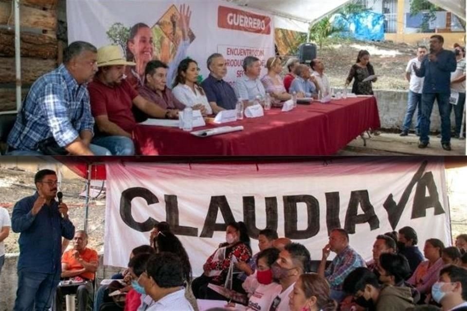 El evento para promocionar a Claudia Sheinbaum, Jefa de Gobierno de CDMX, se realizó en Chilpancingo, en Guerrero.