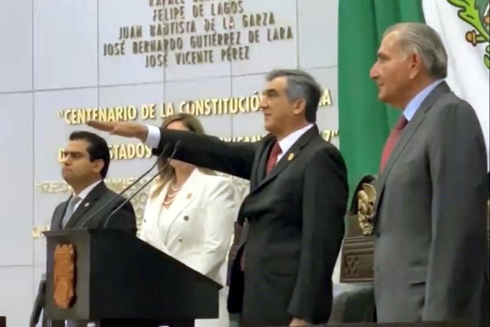 Américo Villarreal rindió protesta como Gobernador de Tamaulipas.