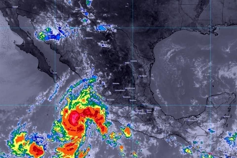 El paso de Orlene también provocó lluvias en Guerrero, Michoacán, Nayarit y Sinaloa.