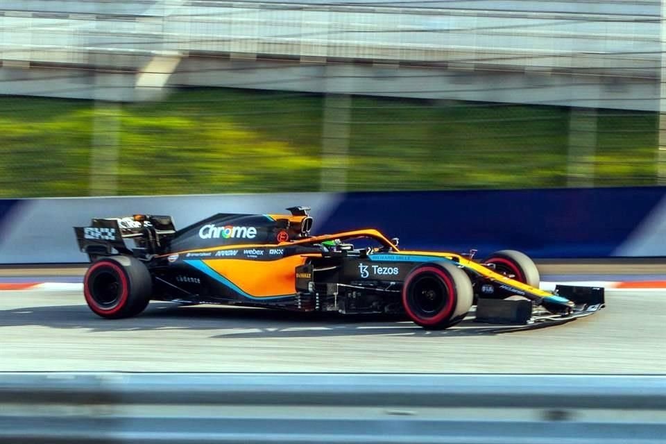 Pato O'Ward durante el test de McLaren en el Red Bull Ring.