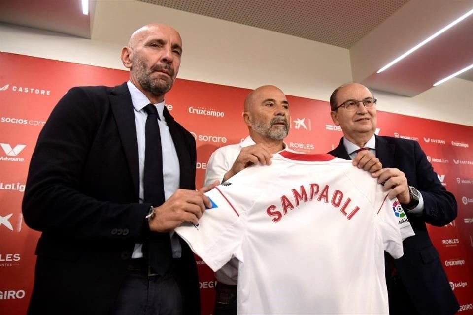Jorge Sampaoli se ilusiona con su nueva etapa en el Sevilla.
