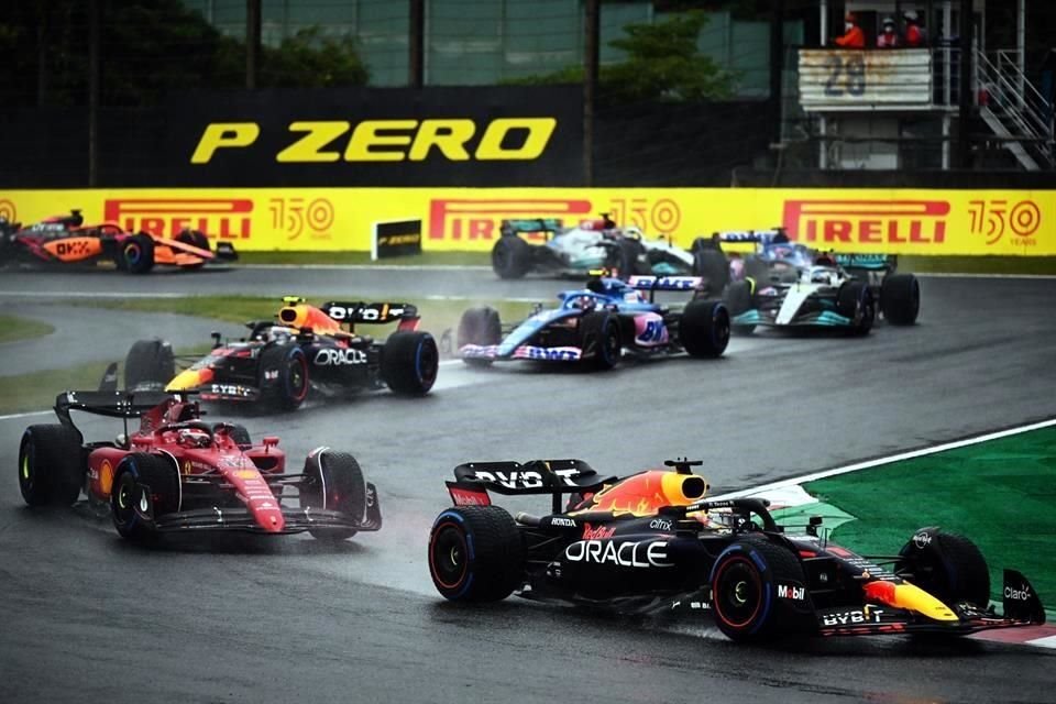 Checo se subió al podio en el recortado GP de Japón.