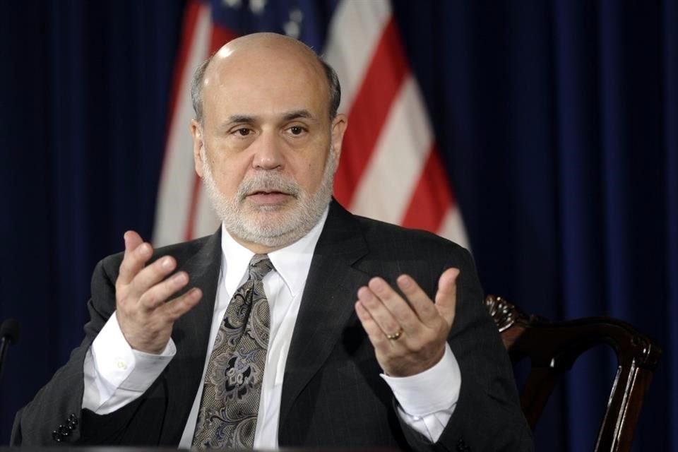 Bernanke, de 68 años, fue el presidente de la Reserva Federal de EU entre 2006 y 2014.