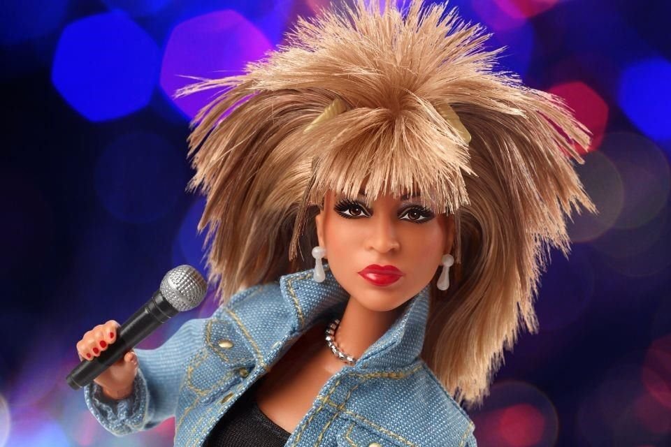 Tina Turner llegó convertida en una Barbie. Mattel lanzó una muñeca a imagen y semejanza de la 'Reina del Rock n' Roll'.