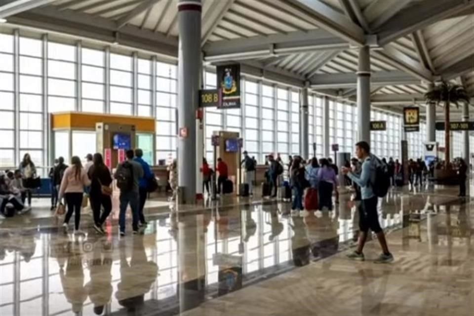 Cancún, Monterrey y Tijuana registran la mayor afluencia de pasajeros comerciales desde y hacia el AIFA.