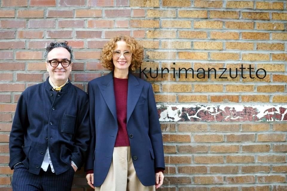 José Kuri y Mónica Manzutto, cabezas de la galería, en la nueva sede.