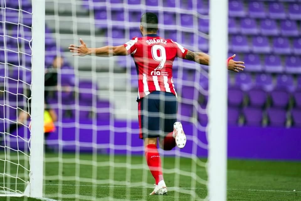 Luis Suárez marcó el gol del triunfo colchonero.