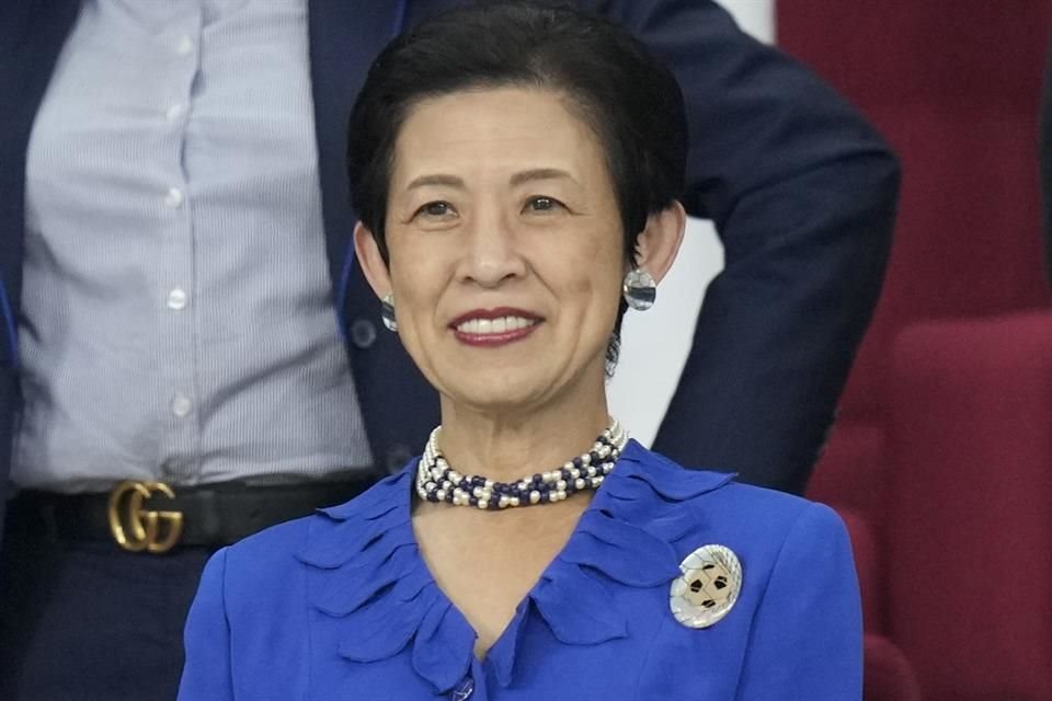 Hisako, princesa Takamado asistió al partido de este jueves.