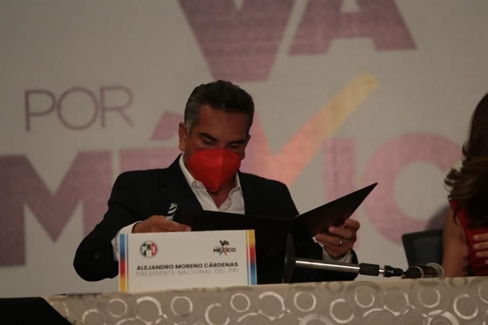 Alejandro Moreno, líder del PRI.