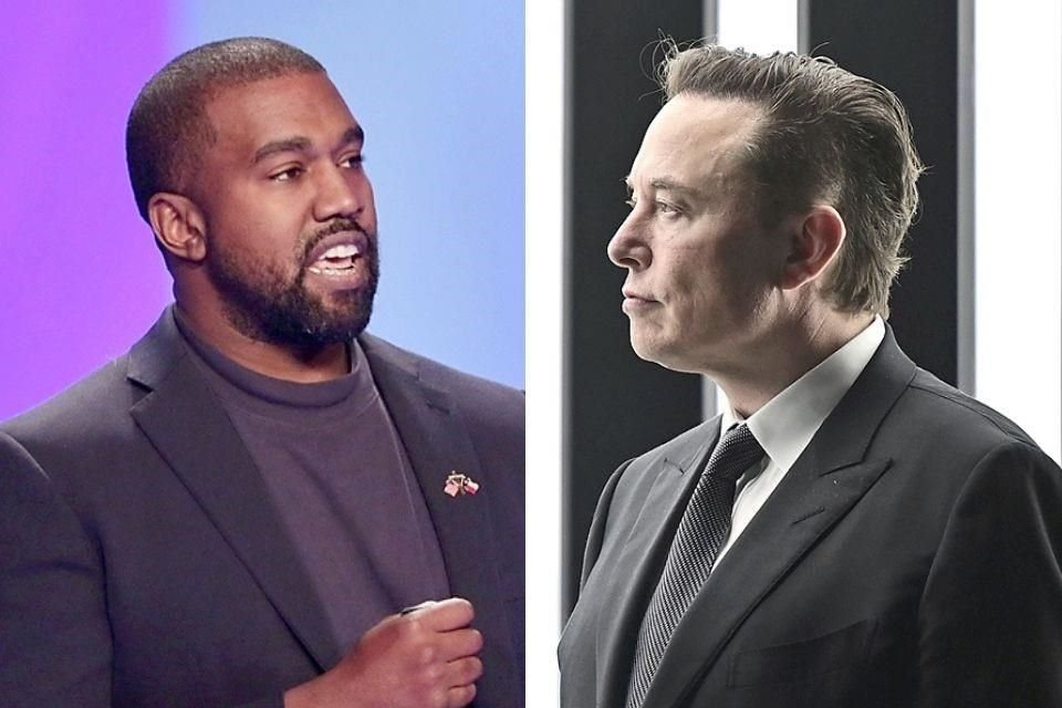 Kanye West dijo que considera a Elon Musk un 'híbrido genético'; el dueño de Twitter dijo que el rapero incita a la violencia.