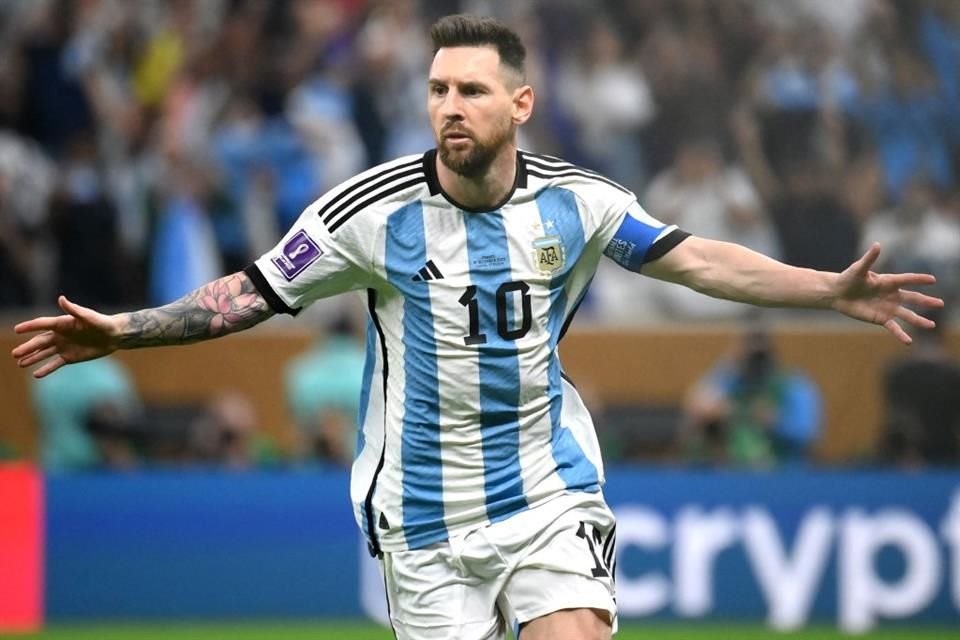 Lionel Messi conquistó el título mundial con Argentina.