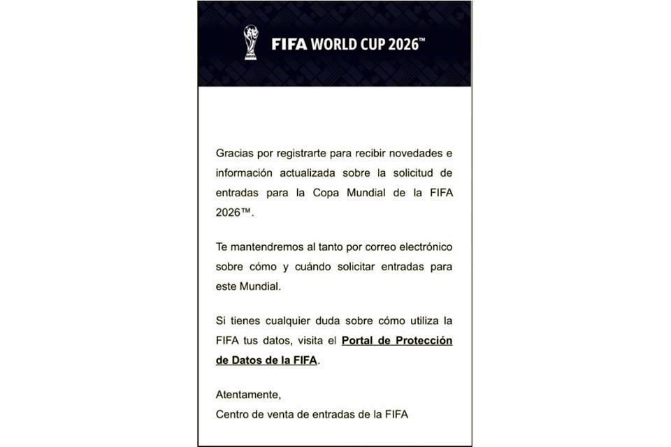 La FIFA ya se muestra interesada en la venta de los boletos para la próxima Copa del Mundo.