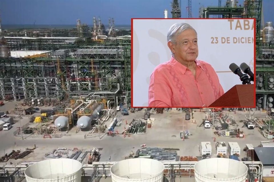 AMLO pospuso la activación de la refinería Olmeca, en Dos Bocas, primero para el 1 de julio y luego para el 15 de septiembre de 2023.