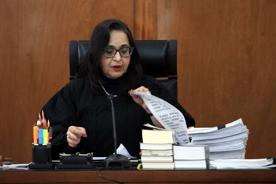 Norma Piña se convirtió este lunes en la primera presidenta de la Suprema Corte.