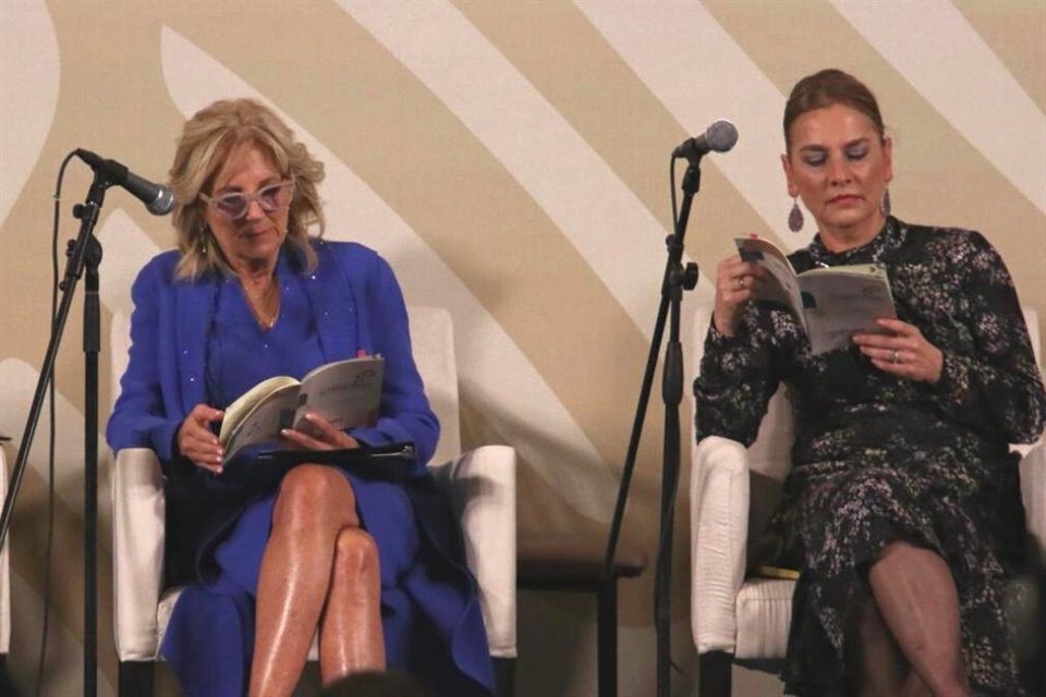 Beatriz Gutiérrez, esposa de AMLO, recibió con sesión de lectura a Primera Dama de EU, Jill Biden, quien presumió la amistad que han formado y los gustos que comparten.
