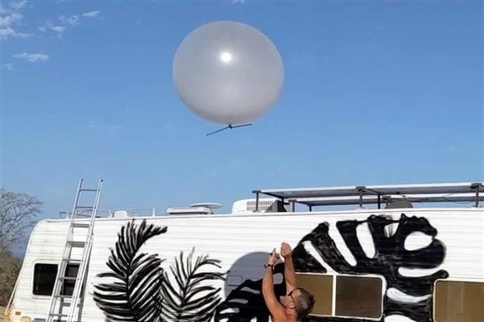 Make Sunsets dijo que lanzó un globo en 2022 y estaba planeando más lanzamientos este mes desde un sitio en el estado de Baja California Sur.