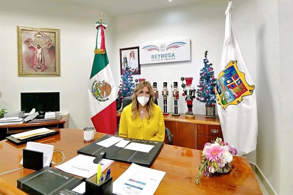 La panista Maki Esther Ortíz Domínguez gobierna Reynosa, Tamaulipas, desde 2016 y ahora Morena postura a su hijo, Carlos Peña Ortiz, a dicha Alcaldía.