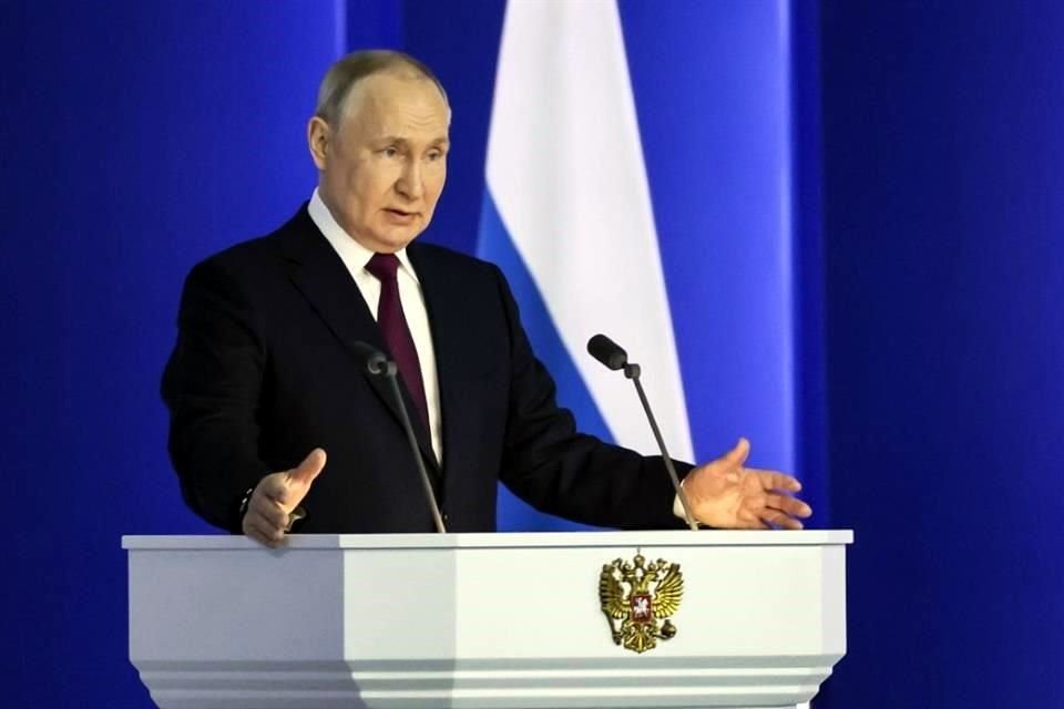 Vladimir Putin dio su discurso anual sobre la situación rusa.