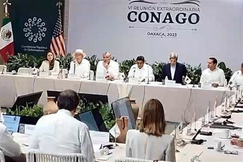 John Kerry, enviado de Biden para el Cambio Climático, participó en reunión de Conago.