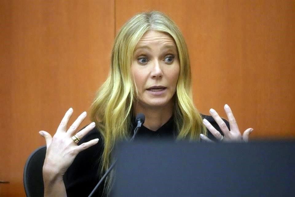 Gwyneth Paltrow testificó en el juicio por golpe en un centro de esquí; pensó que el hombre con el que chocó quería agredirla sexualmente.