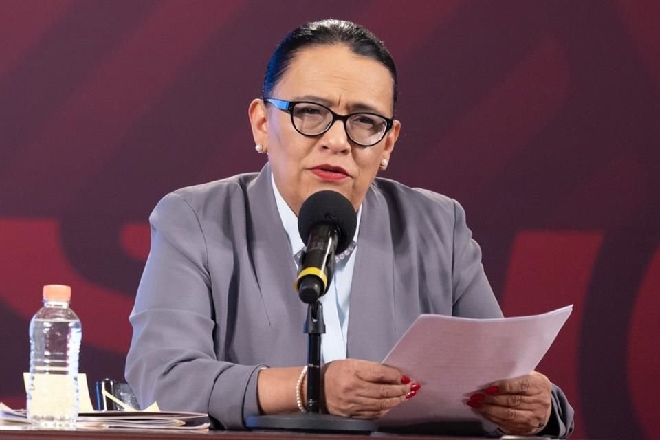Rosa Icela Rodríguez, Secretaria de Seguridad y Protección Ciudadana.