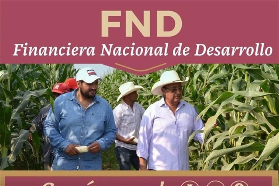La Financiera Nacional de Desarrollo Agropecuario Rural Forestal y Pesquero fue creada en 2002.