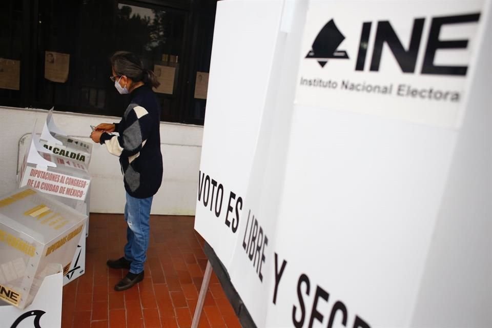 Votación en la Alcaldía Tláhuac.