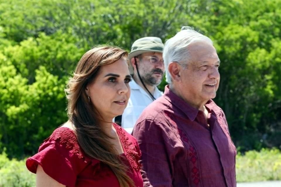 El Presidente Andrs Manuel Lpez Obrador estuvo en Quintana Roo, en gira de trabajo del Tren Maya.