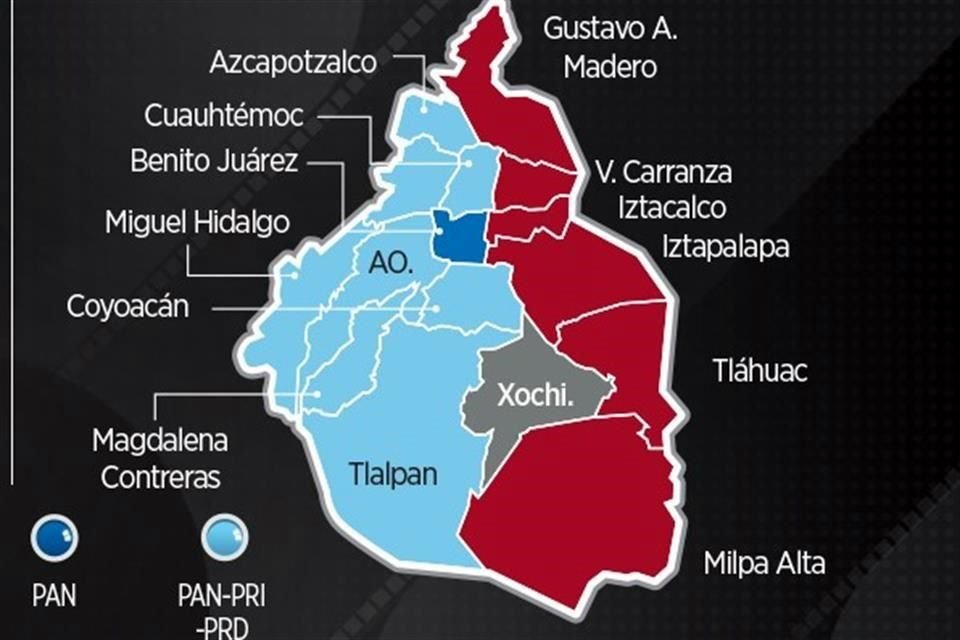 Voto de castigo en CDMX atestó golpe a 4T, pues Morena y PT ganaron 7 de las 16 Alcaldías, y no consiguió absoluta mayoría en Congreso.