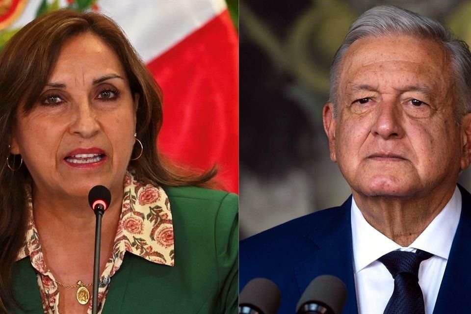 El Gobierno de AMLO no reconoce la Presidencia peruana de Dina Boluarte.