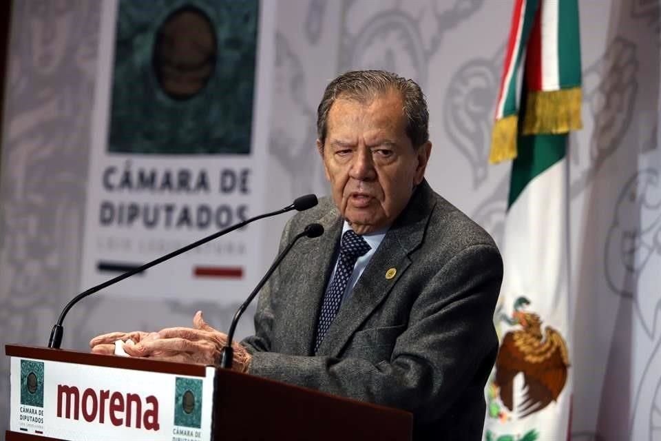 El diputado federal Muñoz Ledo, ex Presidente de la Mesa Directiva en San Lázaro, pretendía su reelección en el cargo.