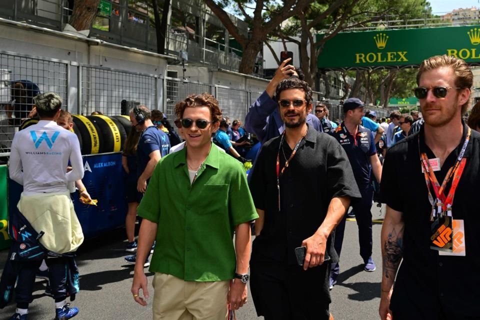 Los famosos Tom Holland y Orlando Bloom estuvieron compartiendo momentos juntos durante el Gran Premio de Mónaco.